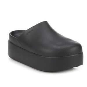 CROCS Women's Black Platform Clogs